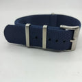 Nylon watch strap in Army Green colour showing integrated textile construction and 20mm width
