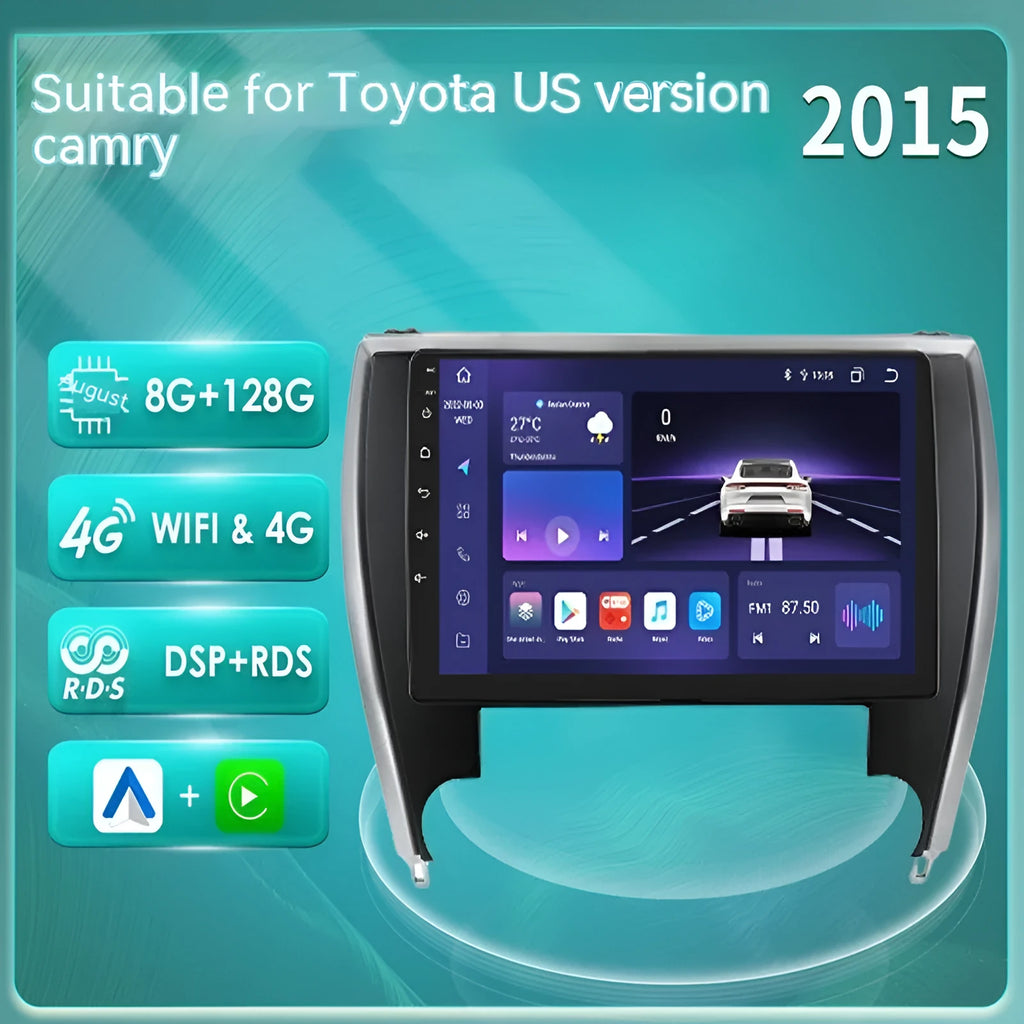 10-inch car navigation and MP5 system for Toyota Camry dashboard installation