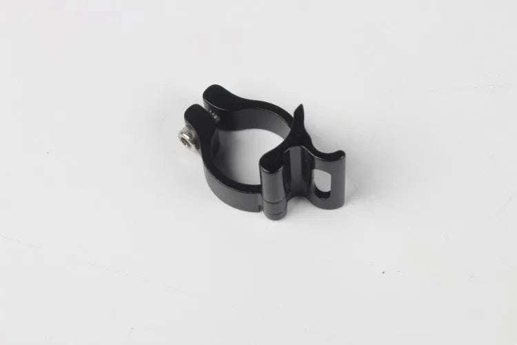 28.6mm black aluminium alloy vehicle clamp ring with steel frame for hose connections