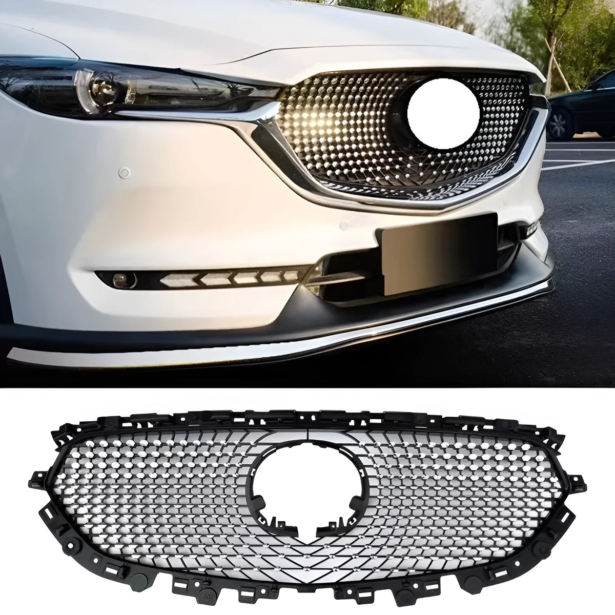 Mazda CX-5 M16 front mesh grille insert with various style options