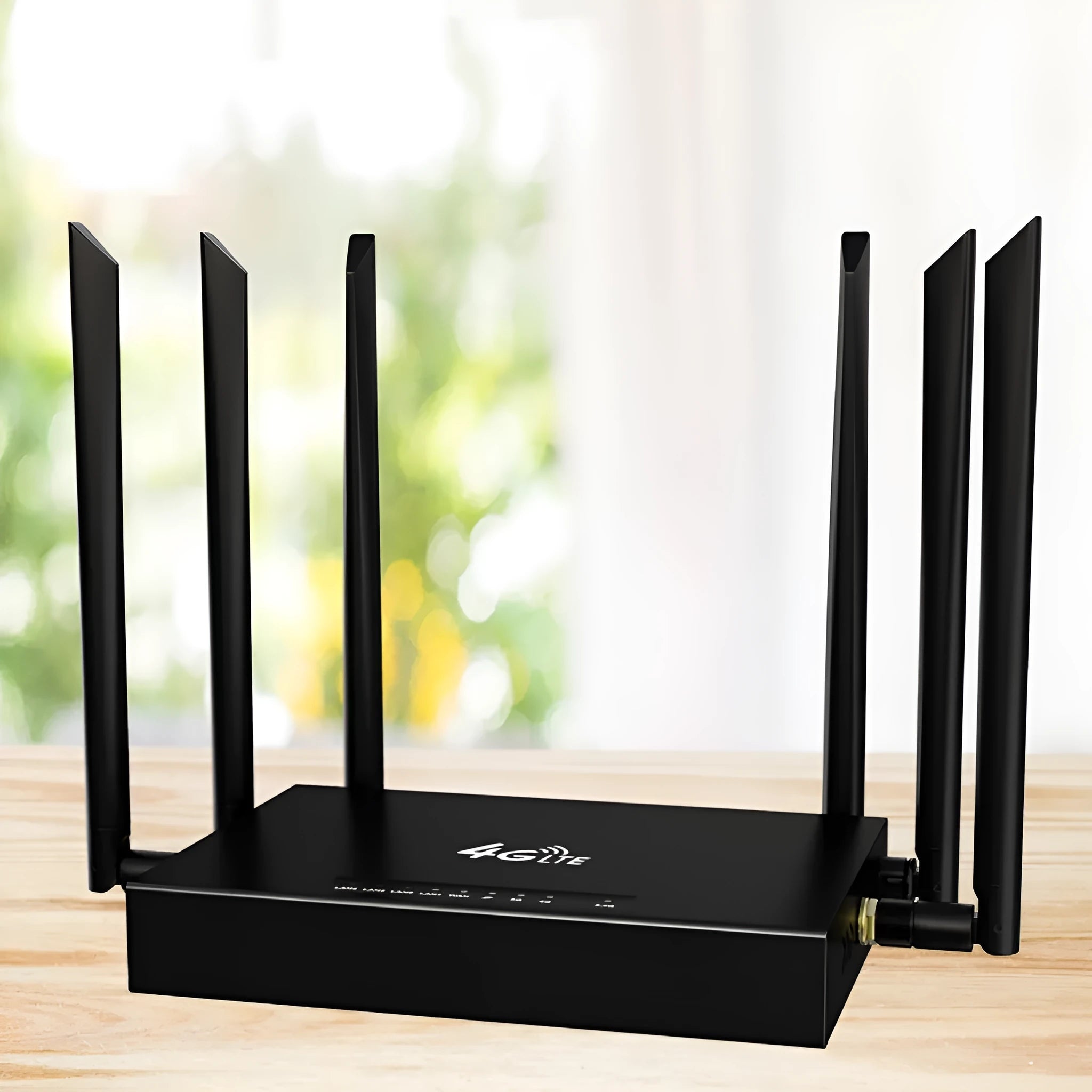 Industrial-grade 4G/3G router with removable iron box casing and multiple power supply configurations