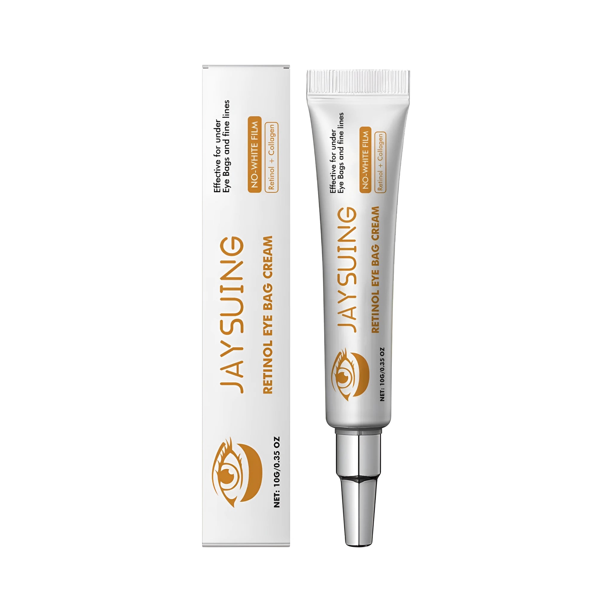 10g tube of retinol anti-ageing eye cream with hyaluronic acid and collagen