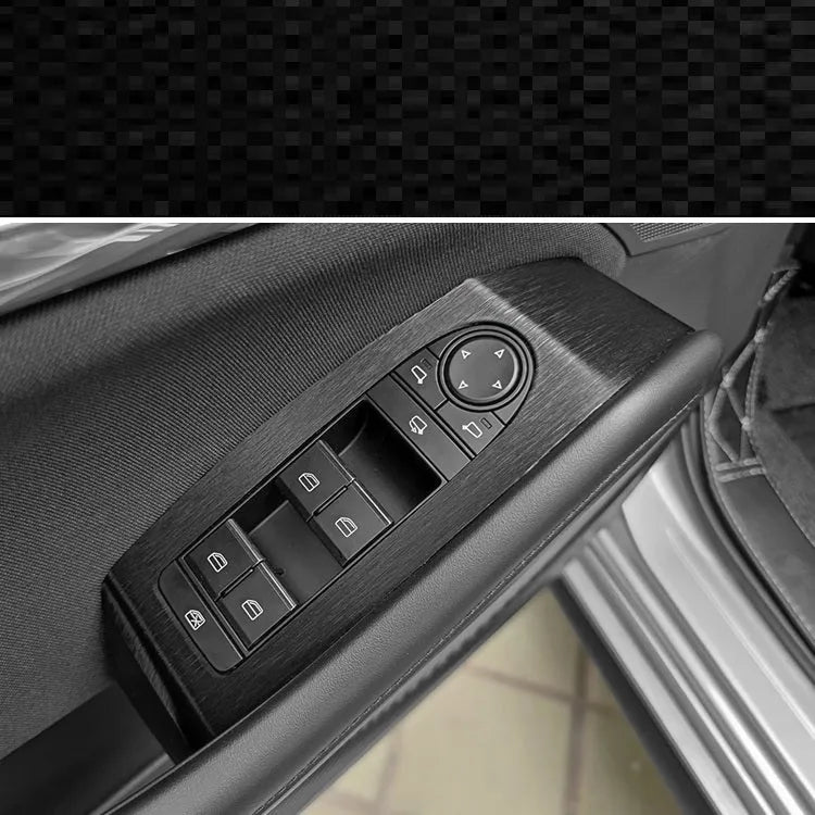 Unksera car interior decorative film sticker kit for centre console, instrument panel, and door handle modification