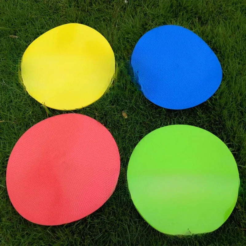 TPE football training disc in bright colour with 23cm diameter for field marking