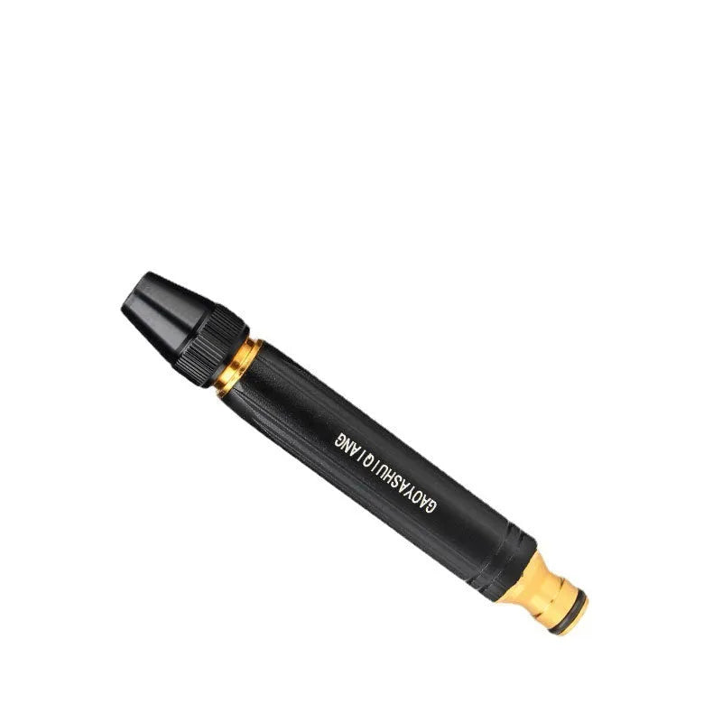 Black diamond alloy car washing gun with 17.7 cm length and choice of spray nozzles