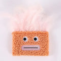 Big mouth explosion head shaped catnip plush toy in four colour options for cats