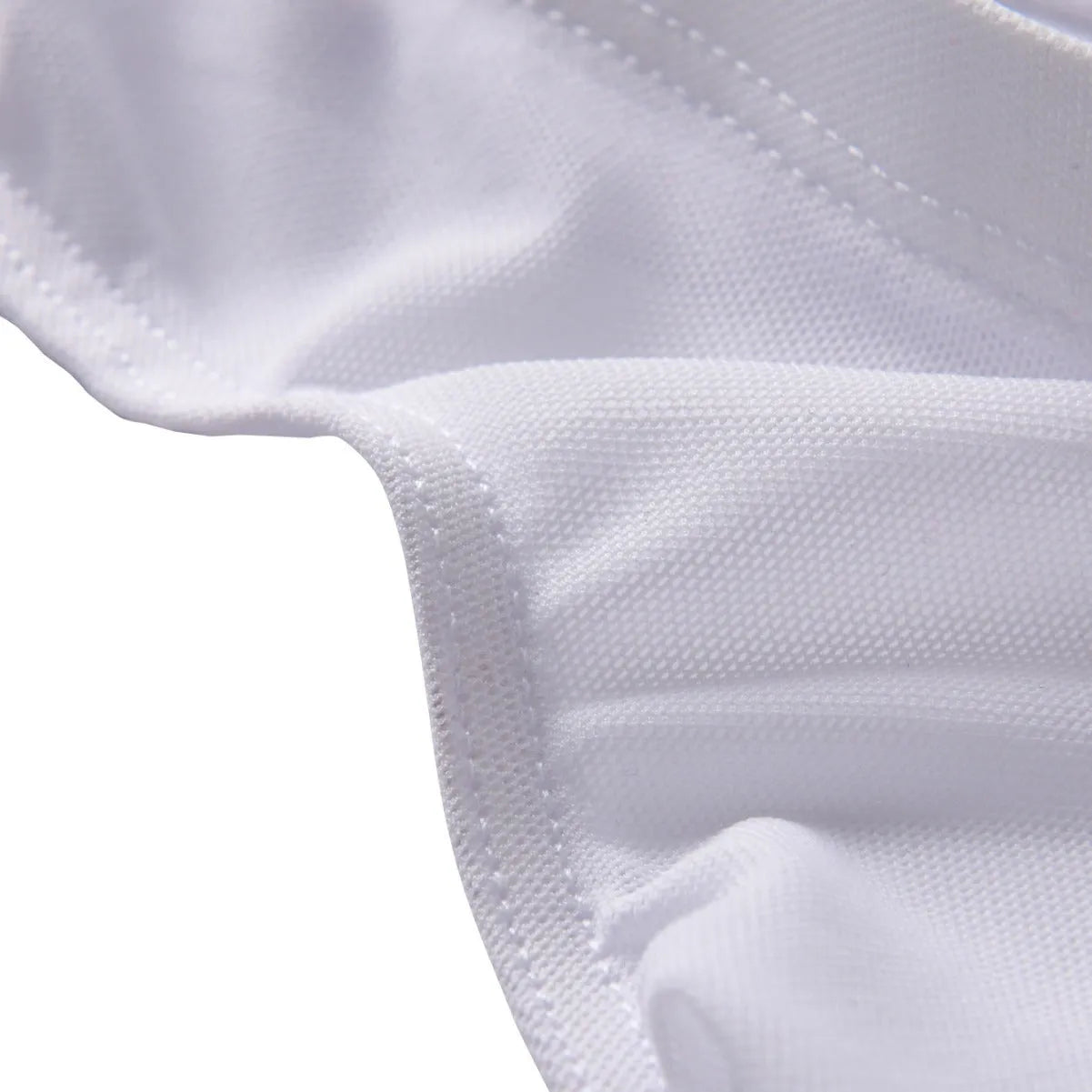 Men's black ice silk triangle briefs with low waist design and quick-dry nylon fabric