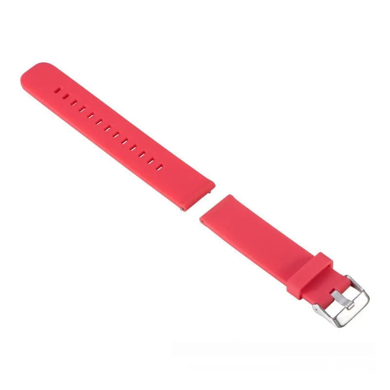Jiaming Forerunner 245 silicone watch strap in seven colour options with straight buckle