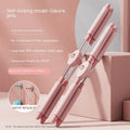 Children's adjustable open back yoga stick in blue and pink colours for fitness body shaping