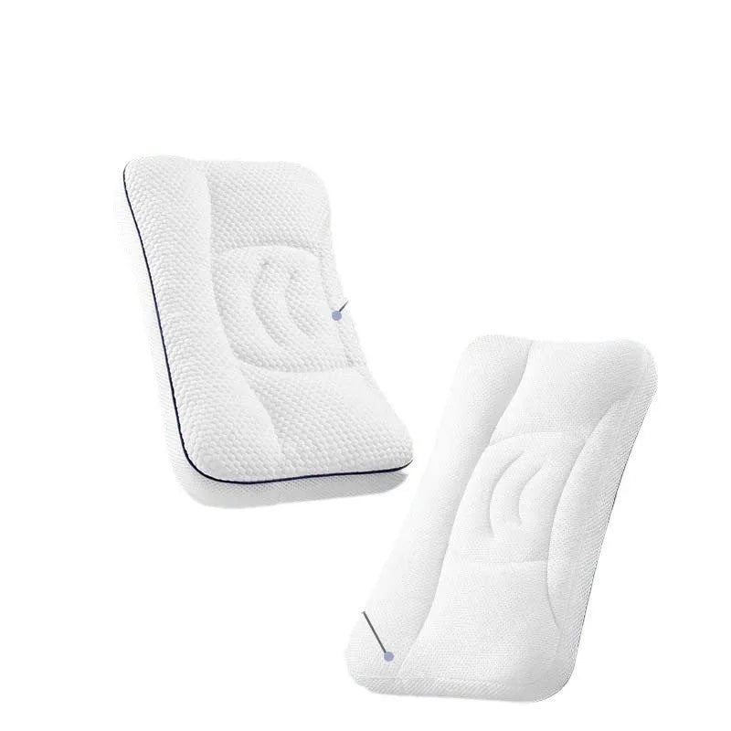 Children's partition neck pillow with double-sided cold warm design and antibacterial properties for ages 1-6