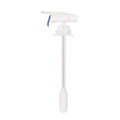 Manual electric-style drinking straw pump with press handle for milk and juice bottles