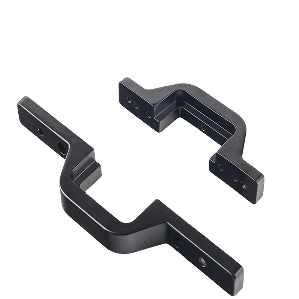 Black metal bracket for mounting trailer hook lamp holder on off-road vehicle