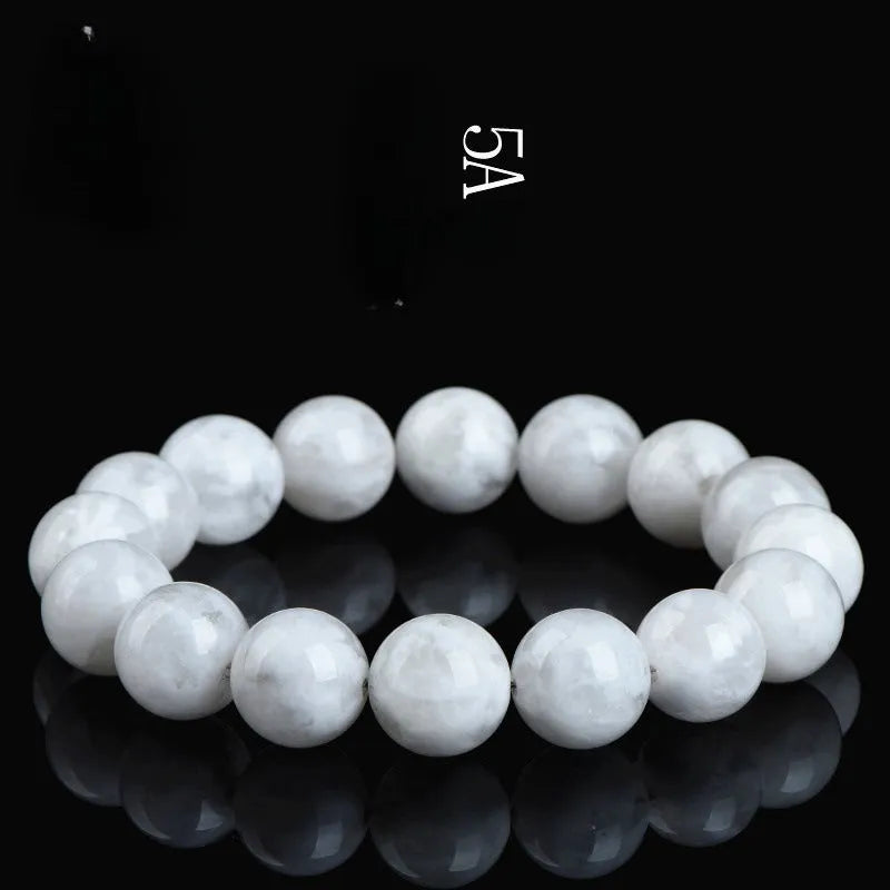 Women's crystal bracelet with blizzard snowflake pattern, Ruyi and Xiangyun motifs on geometric round beads