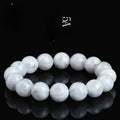 Women's crystal bracelet with blizzard snowflake pattern, Ruyi and Xiangyun motifs on geometric round beads