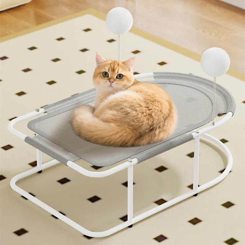 Large fabric pet kennel cage with breathable bracket design in grey colour option