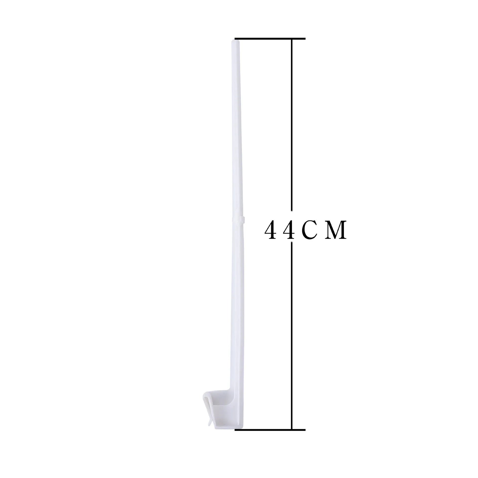 10 white PP plastic car window flag holder clips for vehicle flagpole mounting
