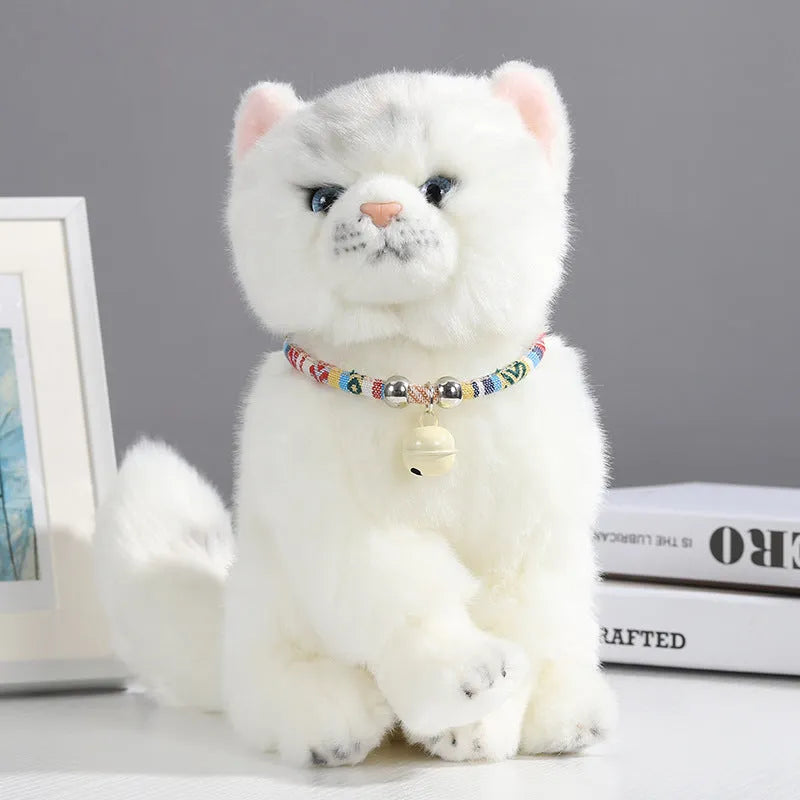Coloured adjustable pet collar with ethnic embroidery and a metal bell, shown on a dog.
