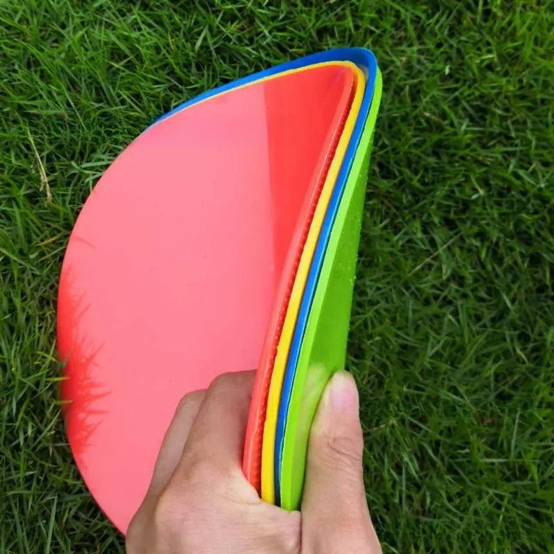 TPE football training disc in bright colour with 23cm diameter for field marking