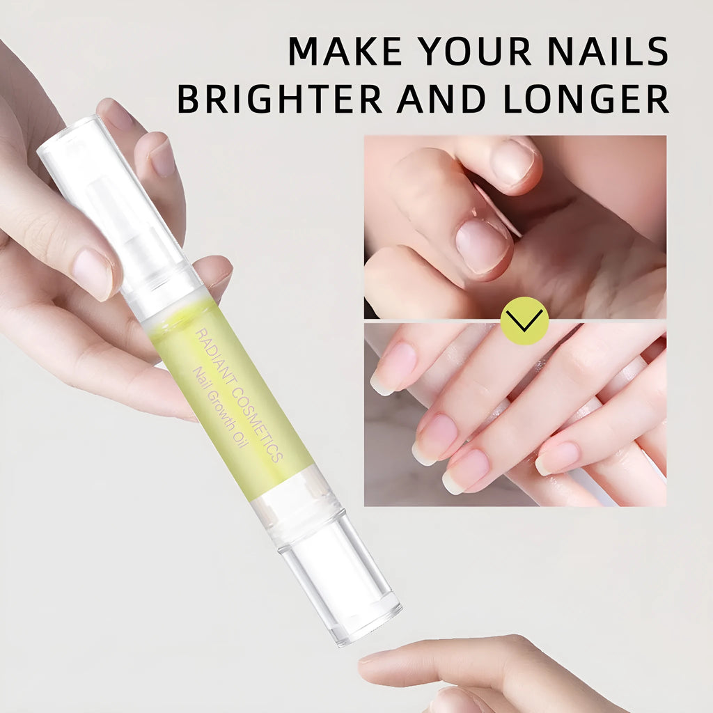 3ml nail growth treatment oil bottle for moisturising and promoting natural nail growth