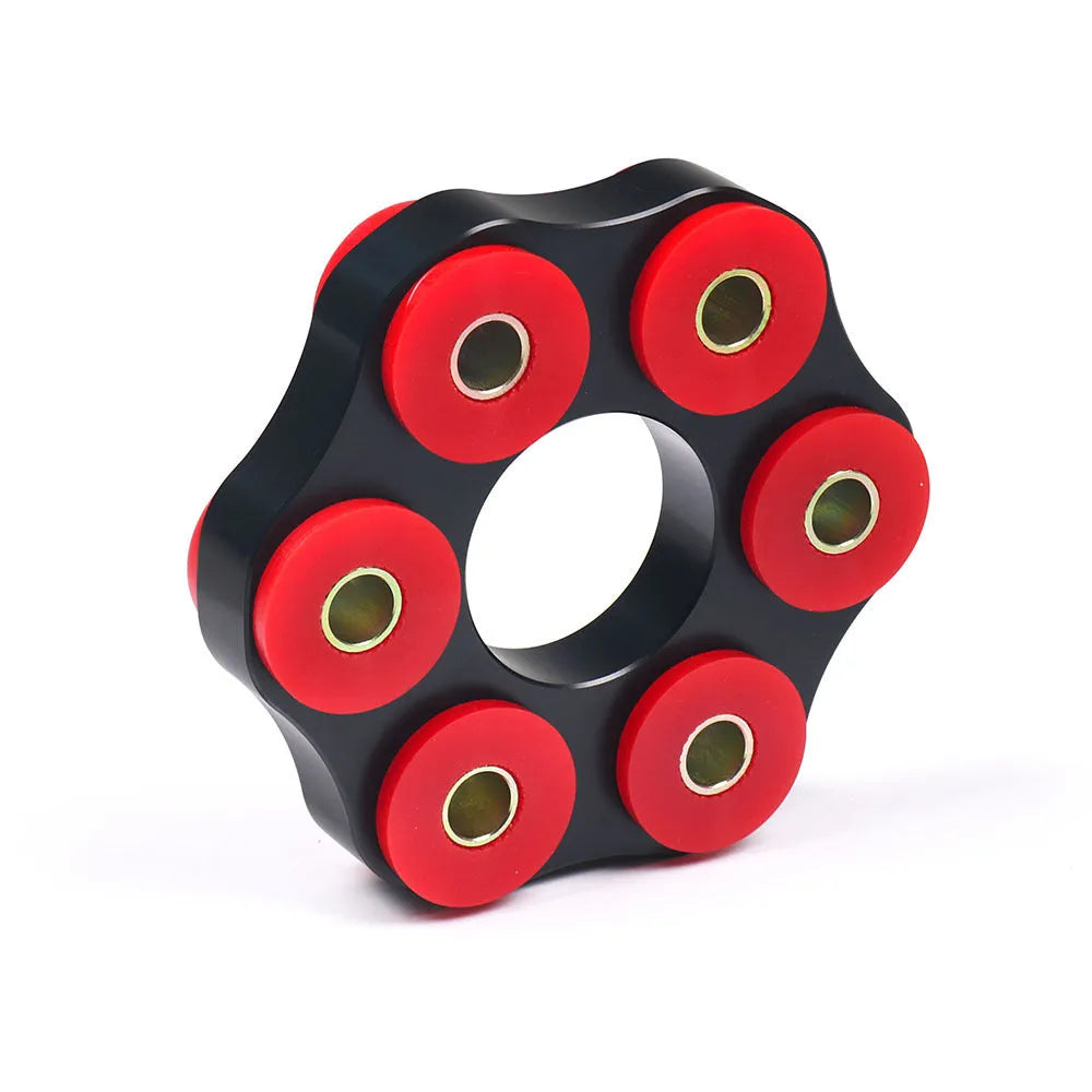 Red polyurethane aluminium drive shaft connecting plate bracket for BMW E46 E36 E30 M3 vehicles