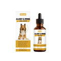 60ml dog herb nursing oral liquid bottle with six plant extracts for pet oral care