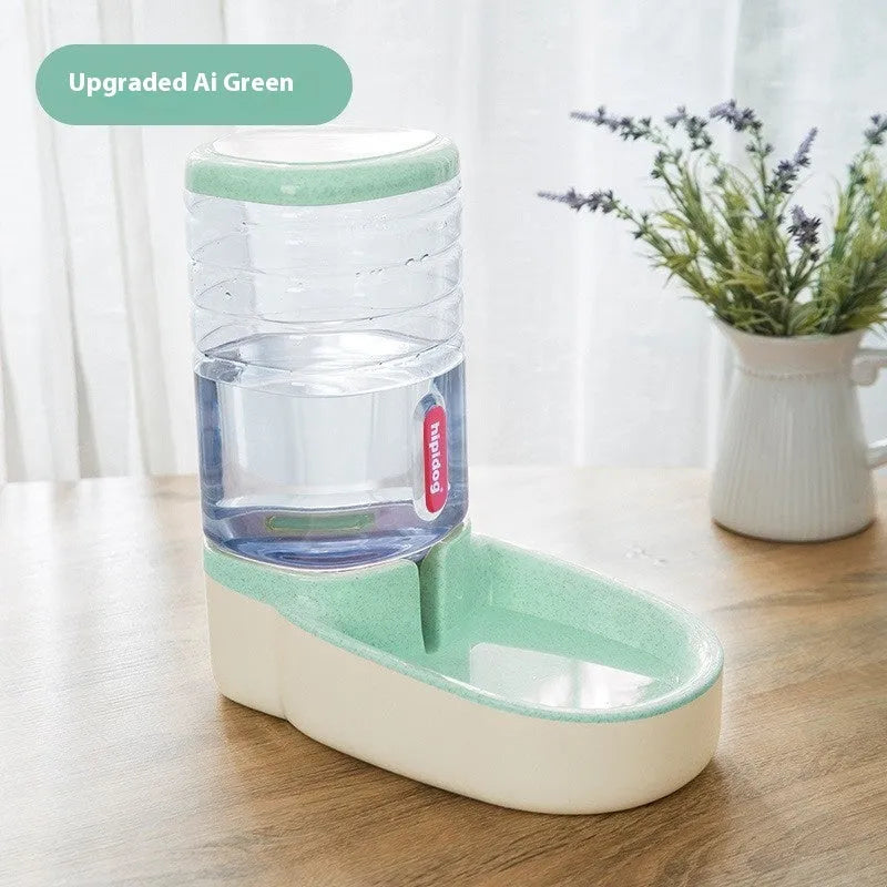 3.8 litre automatic pet water fountain feeder for cats and dogs in blue grey pink green colours