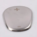 Stainless steel gear controller cover for Z Gear Head Patch Cruze, 88mm diameter, in black titanium, matt silver, or sapphire finish.