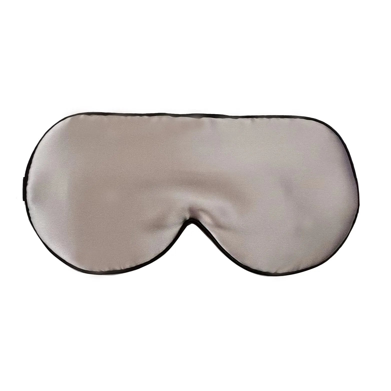 Double-sided mulberry silk eye mask with embroidered design in multiple colour options
