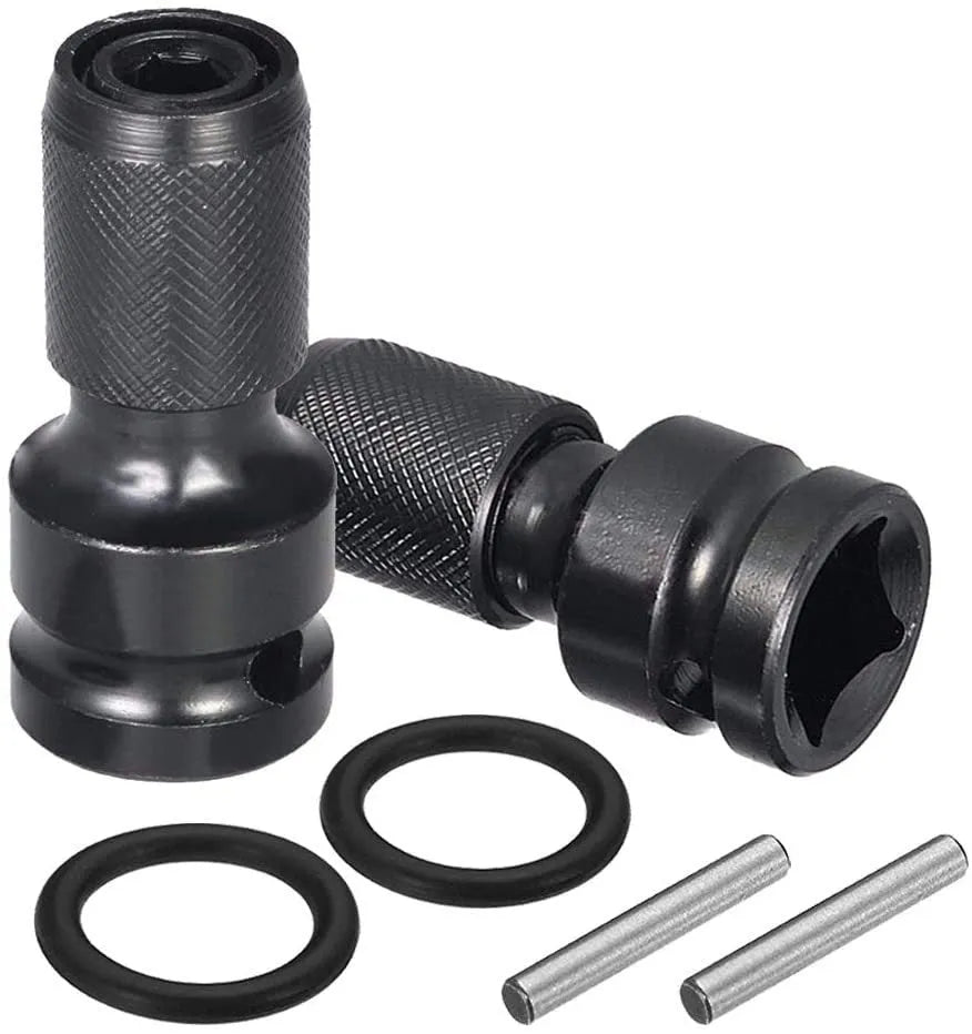 No. 45 steel scaling bit holder adapter with telescopic sleeve and O-ring bolt mechanism