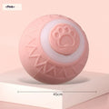 Automatic moving bouncing rolling ball smart cat toy in blue and pink colour options