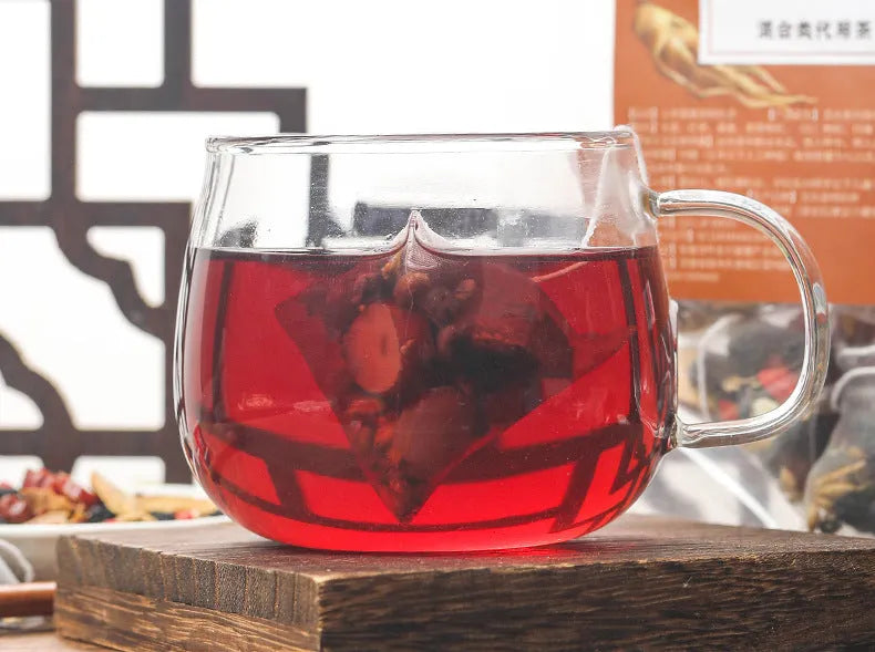 Ginseng Black Wolfberry Tea package with 40 individual 5g tea sachets totalling 200g