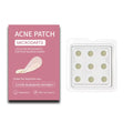 9-piece pack of mild acne patches for pimple and closed comedone treatment
