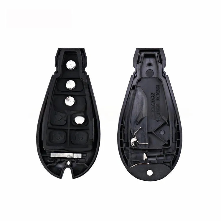Dodge Chrysler car key shell replacement with ABS brass construction measuring 85x42x15mm