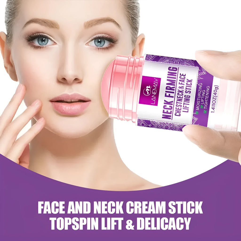 40g jar of neck firming cream with anti-wrinkle and brightening effects