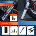 Wireless car air compressor pump with digital display and vacuum cleaning function