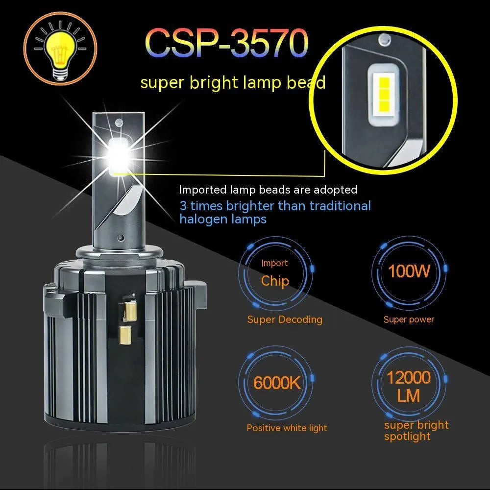 VW Golf 7 Touran L LED low beam headlight with aviation aluminium alloy housing