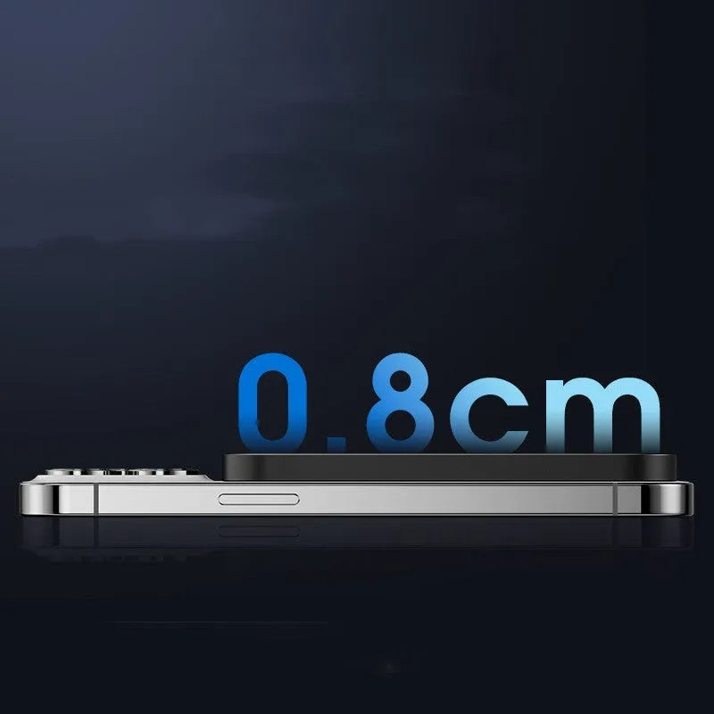 Magnetic wireless alloy power bank in titanium gold and black colour with capacity options