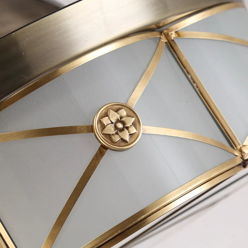 42 inch gold ceiling fan light with remote control and invisible blades for living rooms