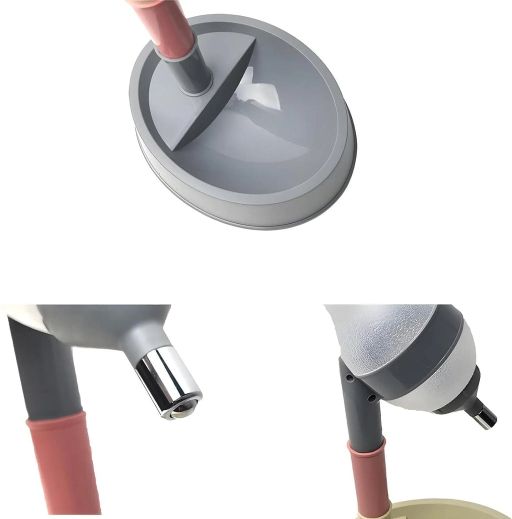 Green height-adjustable pet standing water dispenser with a detachable pole and bowl on a stable base.