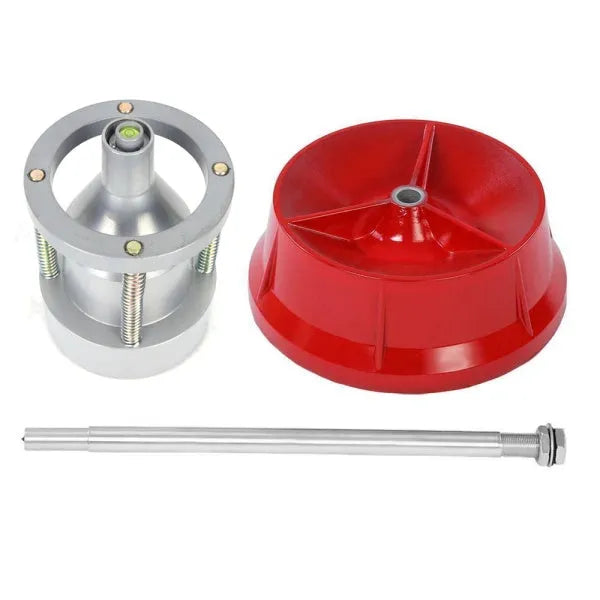 Portable wheel balancer with aluminium head and enamel-finished base for tyre balancing