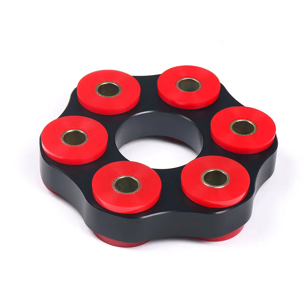 Red polyurethane aluminium drive shaft connecting plate bracket for BMW E46 E36 E30 M3 vehicles