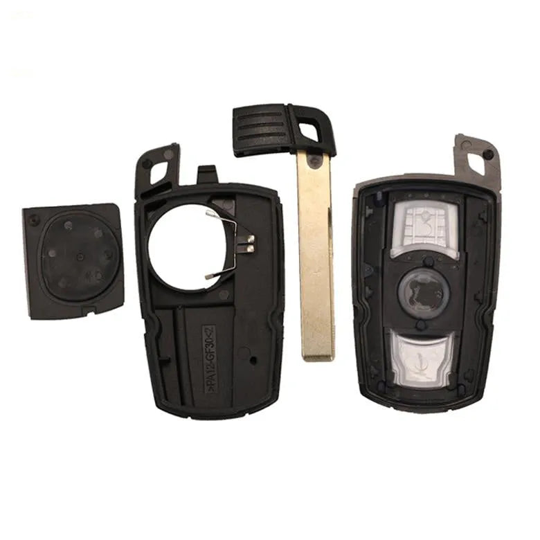 BMW CAS3 semi-intelligent three-button remote car key fob replacement.