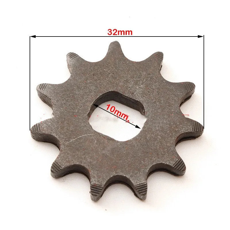 11-tooth cast iron motorcycle gear for 25hT8F chain reduction systems