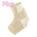 Black ankle support brace with anti-kick protection design for sports rehabilitation