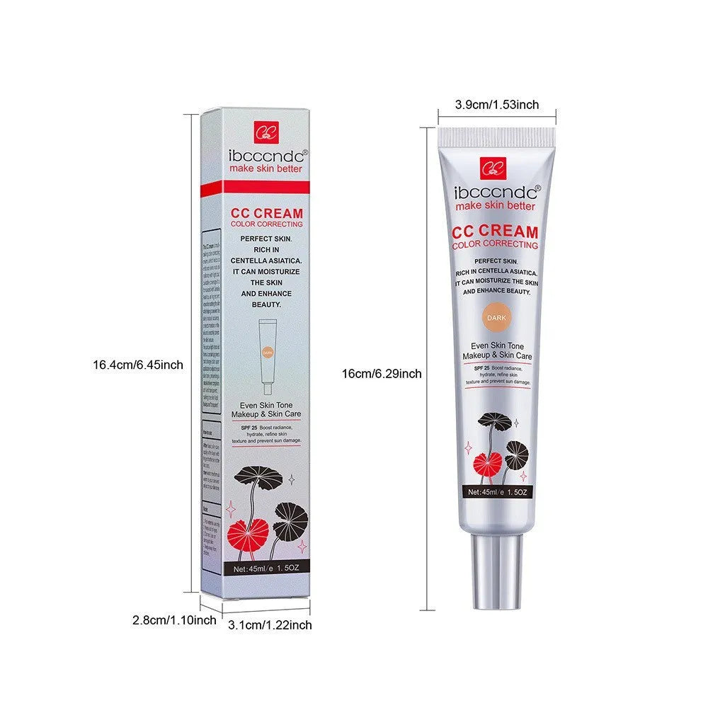 Erborian CC Cream colour correcting moisturiser tube in dark and light shades.