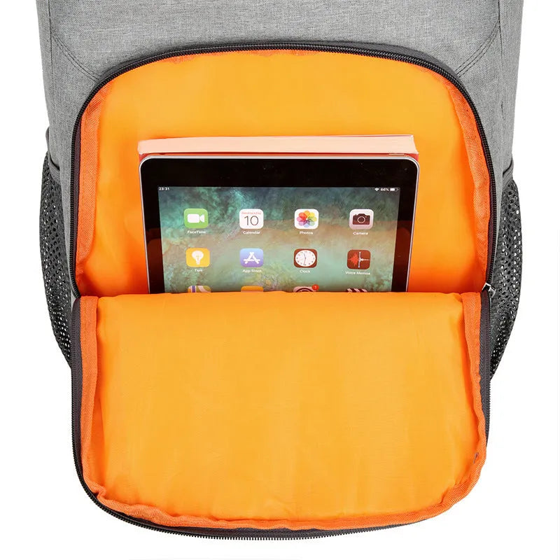 Large capacity outdoor thermal picnic backpack in Oxford cloth with expansion functionality