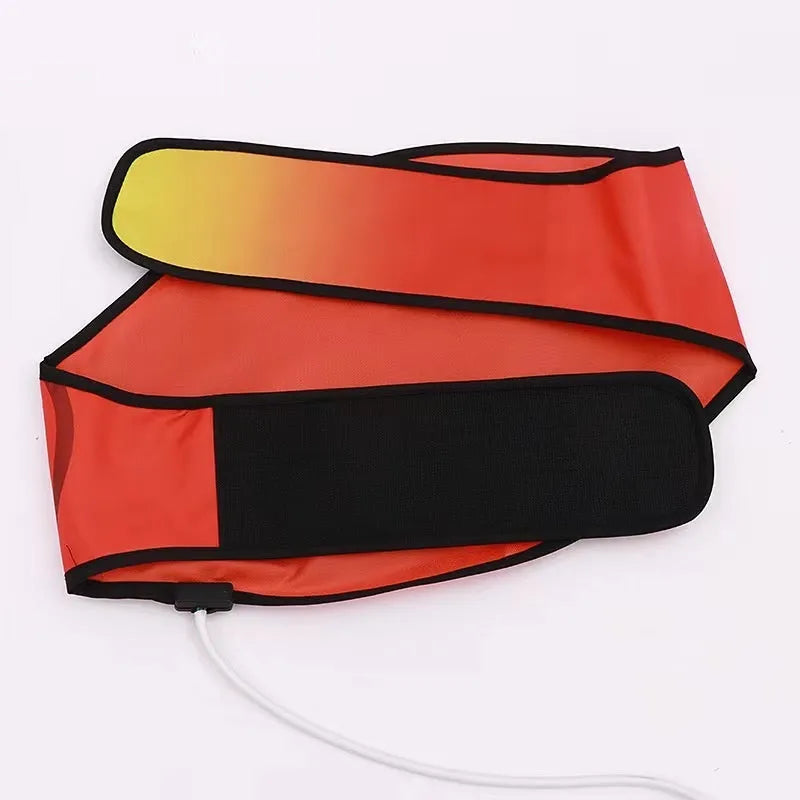 Hot compress waist support belt with sauna massage function for fat burning and reducing
