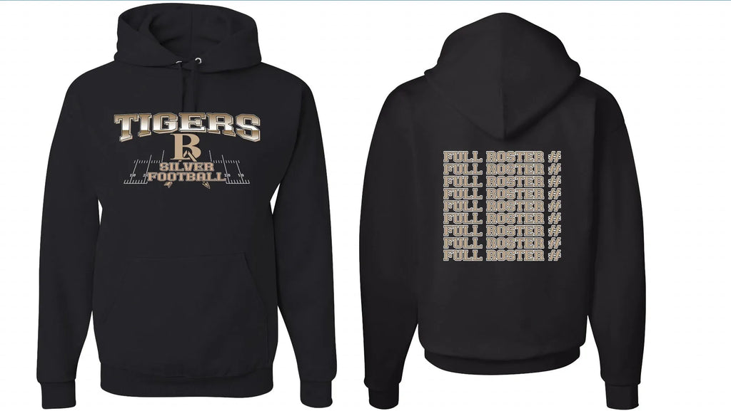 Black drop-shoulder sleeve hoodie with pullover design for leisure sports