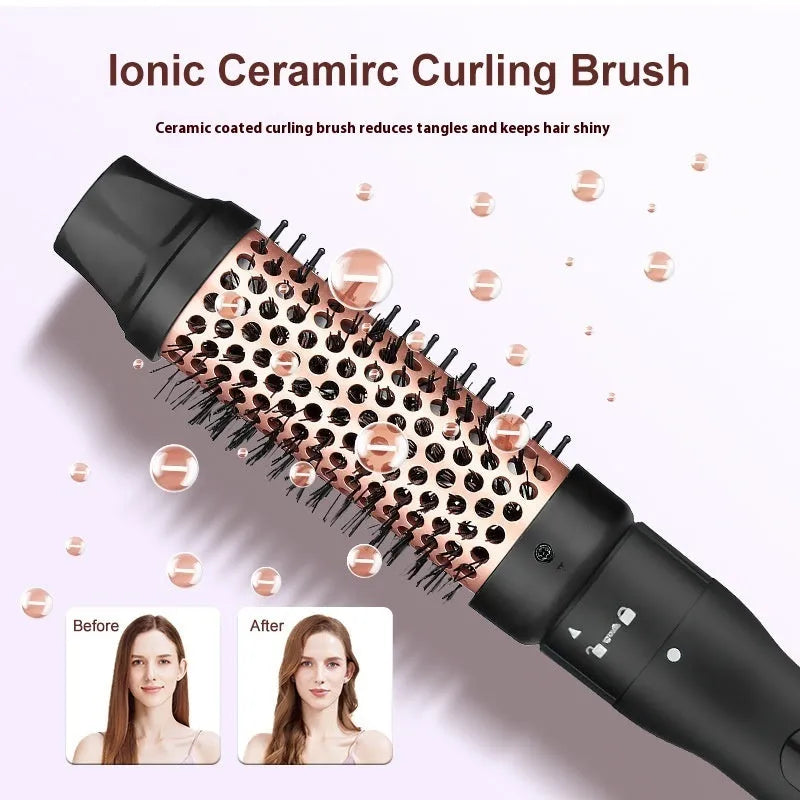 Three-tube water wave hair curler styling appliance on white background