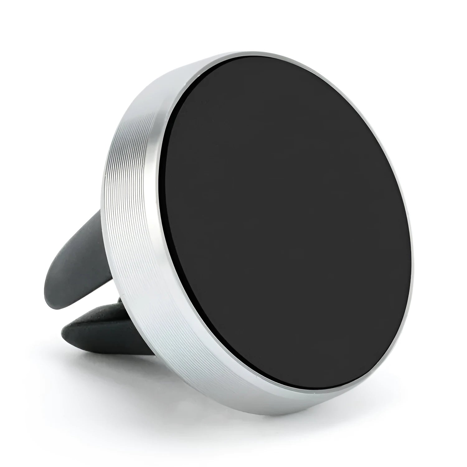 Magnetic car air vent phone holder in five colours: rose gold, gold, black, red, silver